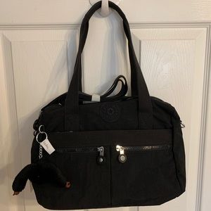 *SOLD* Kipling Klara Satchel Shoulder Bag Black